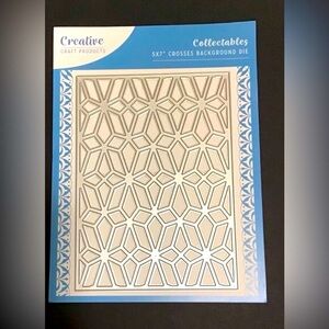 Crosses Background DIe 5x7 inches for cards, scrapbooking and paper crafting.